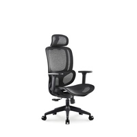 Chaise de bureau en maille JOHOOFURNITURE avec appui-tête, vente en gros, Cadeira De Escritorio pour bureau à domicile, coussin épais confortable