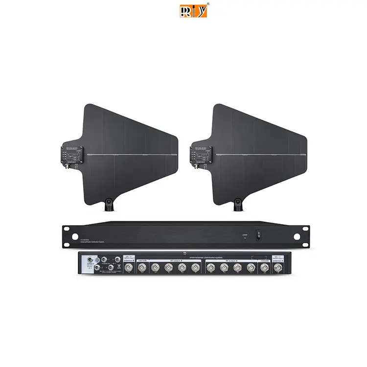 UA844 Amplificador de micrófono profesional Sistema de distribución de antena de 10 canales