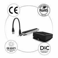 Lampe UV Premium 395nm à pédale sans fil, mini lampe LED portable pour extensions de cils, kit de lampe UV sans fil pour cils