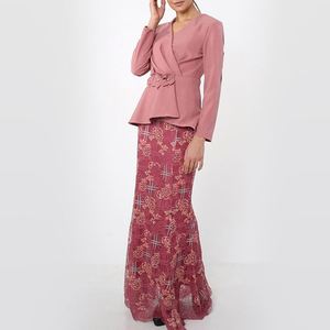 Ladies Fashion Baju Kurung <strong>Velvet</strong> Indonesia Islamic Cotton Melayu Clothing Muslim <strong>Dress</strong> <strong>Women</strong> - Product Image 2