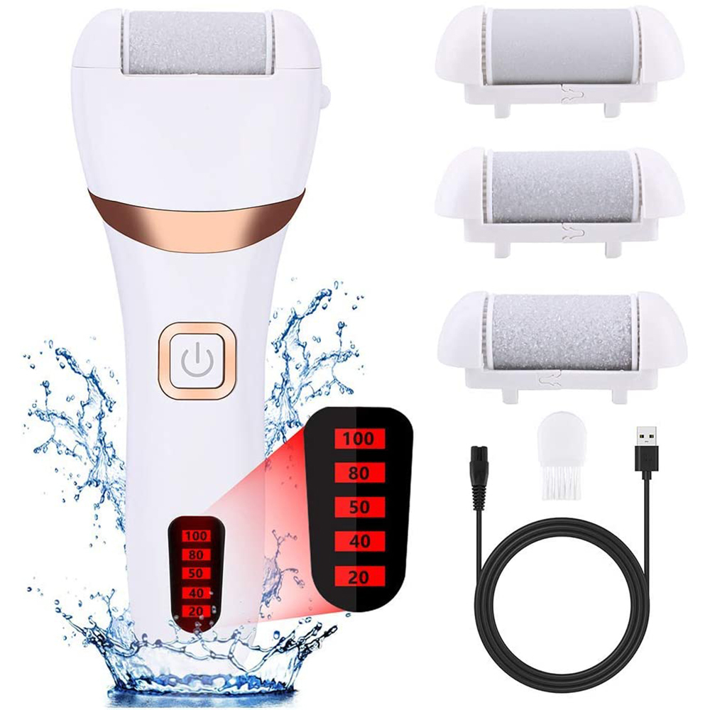 3 шт., USB-сменные роликовые насадки для удаления мозолей