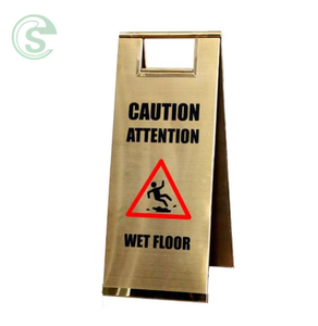 لافتات تحذيرية من الفولاذ المقاوم للصدأ موديل ساخن تستخدم في أي مشهد للوحة لافتات التحذير للفنادق - Product Image 6