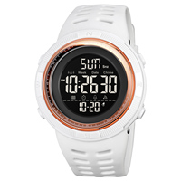 SKMEI jam tangan olahraga anti air, jam tangan olahraga, anti air, jam tangan LED Digital, Chrono, hitung mundur, pria, 2070