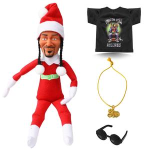 2025 Elfe de Noël se comportant mal en peluche Elfette nouveauté longue fille coquine Bendy avec corps doux et visage en vinyle poupée de Noël - Product Image 1