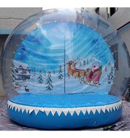 Boule de neige géante gonflable, pour décoration de noël
