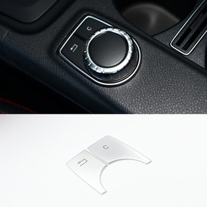 Mercedes-Benz Center Console Multimedia Button Stickers For GLA CLA200 220 260 A B Class <b>Interior</b> <b>Accessories</b> - Product Image 2