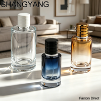 Nouveaux flacons de parfum Shangyang en verre coloré, atomiseur vide 20ml 30ml, flacon pulvérisateur en verre avec bouchon à vis