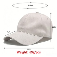 Casquette de baseball en coton souple, logo brodé 3D personnalisé, casquette à 6 panneaux réglable, sports de plein air, quatre saisons, protection solaire, motif lettre dessin animé