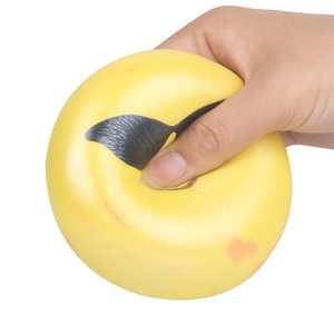 Pu Foam Doughnut Shape Fidget Toy Slow <b>Rebound</b> Stress Relief Ball For Kids Age 2 To 4 Years Unisex - Product Image 1