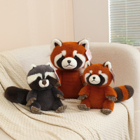Peluche de raton laveur mignonne en gros, jouet en peluche doux et moelleux en forme d'animal