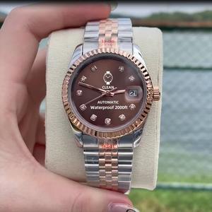 Montre automatique mécanique avec mouvement NH35 3135, cadran en verre saphir, boîtier en acier inoxydable 904L, calendrier, livraison directe - Product Image 4