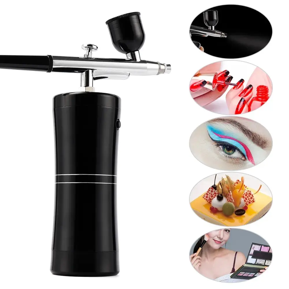 Portable Airbrushes Auto Handheld Airbrush kit for Painting Makeup Nail and Cake Airbrush Decorating tattoo