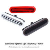 Pour Suzuki Jimny 2026 JB74 JB64 5 portes Accessoires Feu Stop Supérieur ABS LED Sport Troisième Feu Stop Rouge Fumé Blanc Aileron Arrière