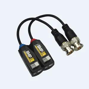 Nuevo diseño HD pasivo Video Balun 720P/960P/1080P/4MP/5MP/8MP apoyo AHD/CVI/TVI/CVBS Video BALUN