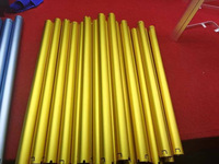 Profilé en alliage d'aluminium extrudé sur mesure 6063 5083 7075 anodisé carré T3-T8 Services industriels de cintrage et de soudage
