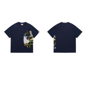 T-shirt <span class=keywords><strong>a</strong></span> maniche corte con stampa testa di squalo - Mezza manica da uomo - Product Image 4