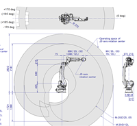 Bras robotisé industriel FANUC M-20iD à 6 axes M20iD/25, robot articulé haute vitesse pour l'entretien des machines CNC