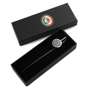 Marcadores de Libros Musulmanes con Diseño de Bismillah, en Metal Fundido a Presión, Chapados en Oro Rosa y Esmaltados, con Logotipo Personalizado Islámico para el Corán - Product Image 4