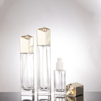 Bouteille à pompe à lotion à fond unique pour crème de soin de la peau 40ml 100ml 120ml bouteille cosmétique vide emballage de pulvérisateur de pompe à bouchon de bijou