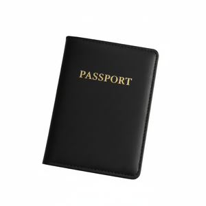 Classic Style PU Leather <b>Passport</b> & Card Holder 13.8x10.4cm No Closure Color Customized - Product Image 1