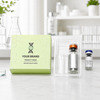 Caja de Medicamentos Personalizada con Impresión, Fabricada con Materiales Reciclados, Bandeja con Inserto Brillante para Frascos de Vidrio, Embalaje de Botellas, Kit Farmacéutico, OEM, ODM