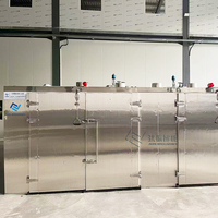 Gasgestookte voedseldroger voor fruit, groenten, vis en pasta - RVS SUS304 Hoge capaciteit 500-1000kg/u PLC Touch