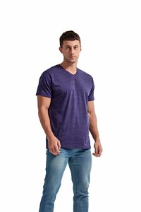 Camisetas de Cuello en V Ajustadas para Hombre, Camiseta de Manga Corta con Cuello en V de Alta Calidad, 100% Algodón - Product Image 2
