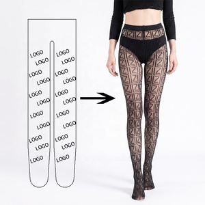 Collant in Nylon 20D Personalizzati OEM, Sexy e Sottili, Neri Trasparenti, Stampati e Lavorati a Maglia per Donne - Product Image 1