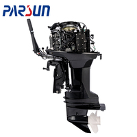 Nouveau moteur hors-bord électrique à essence 50HP 60HP 2 temps avec système d'inclinaison à poignée moteur de contrôle à distance/motoculteur pour bateaux