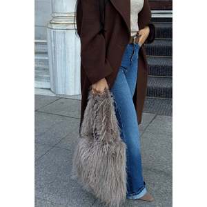 Bolso Tote para Mujer con Logotipo Personalizado, Material de PU con Aspecto de Piedra, Cierre de Cremallera, Gran Capacidad, Forro de Poliéster, Portátil, para Uso Diario - Product Image 1