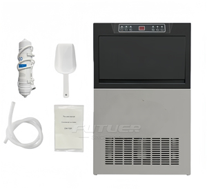 Máquina de Hielo en Cubos de Cristal para Restaurante y Bar, de Alta Calidad, Producción de 40kg, 50kg, 60kg, 80kg, 100kg por Día, Venta al Por Mayor de Fábrica - Product Image 5