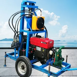 150m Depth Trailer Mounted Water Well/Borehole Drilling Rig Machine Export to Chad