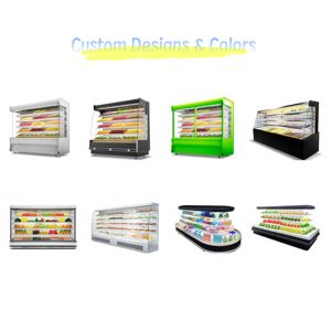 Refrigerador comercial de aire de una sola temperatura para exhibición de supermercado de frutas y verduras OEM disponible - Product Image 5