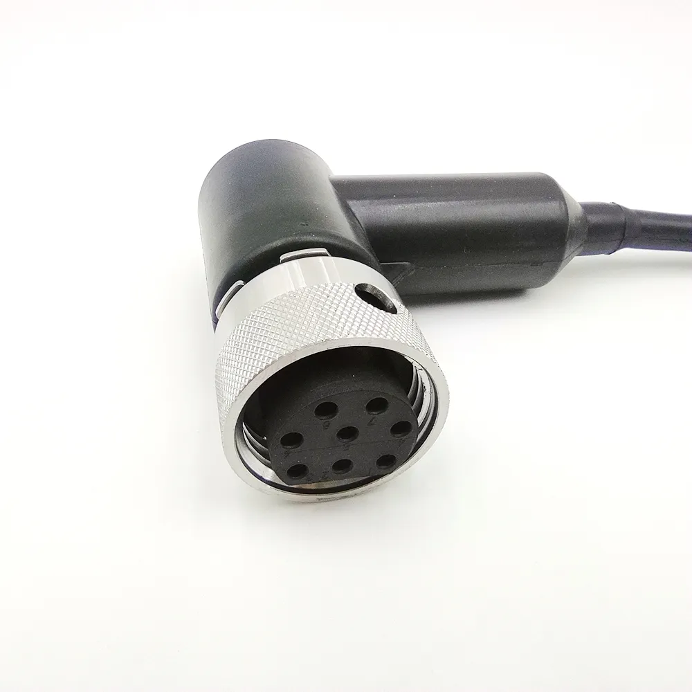2023 wire connector watertight rov cable 8 pin connection plug underwater inspection survey subconn Seacon 5501 CCP right angle
