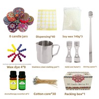 Kits de Fabrication de Bougies Parfumes Écologiques de Luxe Fait Main Personnalisés pour Noël, Vente en Gros
