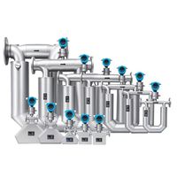 Medidor de Flujo Másico Coriolis en Forma de U de Acero Inoxidable, Apto para Líquidos/Gases/Aire, con Alta Precisión y Diseño Integral