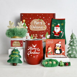 Christmas <b>Gift</b> Set Scented Candle Insulated Tumbler Xmas Socks Hair Accessories Holiday Present <b>Box</b> - Product Image 1