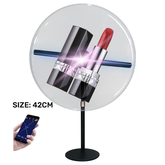 High Quality 3D Hologram Fan WiFi Holographic Projector OEM Education Advertising Display for Stores Bars Parties & Christmas