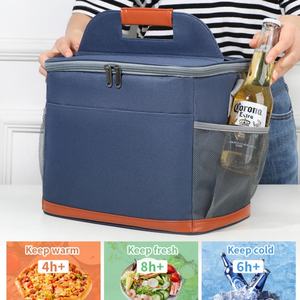 Bolsa Térmica Oxford para Exteriores, Portátil, Grande, con Logotipo Personalizado, Aislada, a Prueba de Fugas, Linda Bolsa de Almuerzo, Ecológica, para el Trabajo y la Oficina - Product Image 4