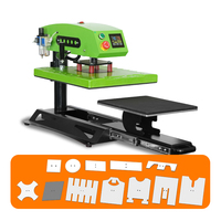 Presse à chaud pneumatique automatique professionnelle 12 en 1 - Système de changement rapide pour une impression par transfert thermique polyvalente par sublimation