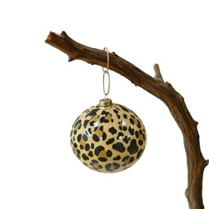 Adorno de Bola de Plástico Ecológico Hecho a Mano con Estampado de Leopardo, Marca <span class=keywords><strong>Gason</strong></span> Moderna, para Decoración de Fiestas y Árboles de Navidad - Product Image 5