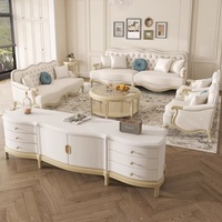Canapé d'angle carré en tissu et cuir de style américain, design européen moderne, pieds en bois massif, idéal pour hôtel