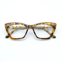 Taizhou RD-XHP15 Vente en gros Stock en promotion Montures optiques œil-de-chat transparentes à monture complète en PC, Lunettes de vue, Étui à lunettes