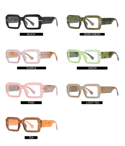 Gafas de Sol de Diseñador de Lujo, Monturas Gruesas Extra Grandes, Colores Pastel, Moda Retro, Gafas de Sol Grandes para Mujer 2025, Logotipo Personalizado - Product Image 6