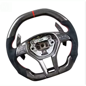 <span class=keywords><strong>Volante</strong></span> <span class=keywords><strong>Deportivo</strong></span> de Fibra de Carbono Personalizado <span class=keywords><strong>para</strong></span> Mercedes-Benz, Apto <span class=keywords><strong>para</strong></span> Mercedes-Benz AMG Clase C W204 C63 W212 W218 W207 - Product Image 6