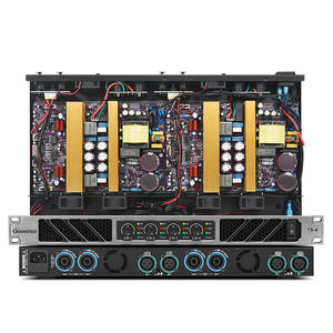 Gooermi T400 Sistema Audio Digitale Professionale a 2 Canali in Metallo Amplificatore Stereo Multifunzionale Classe D 1U per Casa - Product Image 1