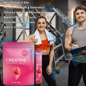 SUNI Private Label Pre entrenamiento Creatina Monohidrato Jelly Sticks para la construcción de músculo Energy Boost - Product Image 2