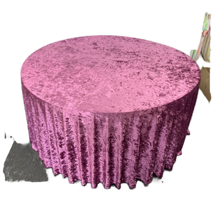 Bắc Âu Mỹ Rắn Màu Hiện Đại Sequin Tablecover Băng Nghiền Nát Nhung Vải Cho Tiệc Cưới Nhà Ngoài Trời Sống Thương Hiệu - Product Image 2