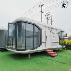 Capsule spatiale durable en acier robuste, maison préfabriquée modulaire pour hôtel de villégiature Ray-Zen - Product Image 2