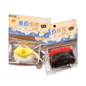 Juguetes Blandos de Sushi Japonés para Aliviar el Estrés, Divertidos para Niños, para Decoración de Casa de Muñecas, Pastel y Cocina, para Niños y Niñas - Product Image 1